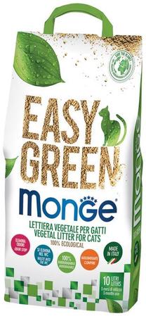 Kačių kraikas Monge Easy green, organinis (sušokantis), 10 l
