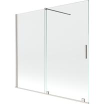 Vannas siena Mexen Velar, 170 cm x 150 cm, caurspīdīga krās./sudraba krās./rūdītais