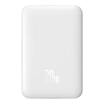 Nešiojamas įkroviklis (Power bank) Baseus Magnetic, 10000 mAh, 5 - 60 W, balta sp.