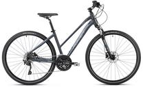 Велосипед гибридный Romet Orkan 7 D, 28 ″, 19" рама, graphite-silver-copper цв.