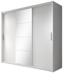 Riidekapp Diego 235, valge v., 235 cm x 61 cm x 216 cm