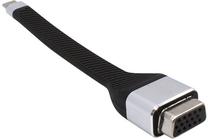 Adapteris i-Tec USB-C To VGA USB Type-C, VGA female, 0.12 m, melna krās.