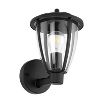 Sieninis lauko šviestuvas Eglo Comunero 2, 60W, E27, IP44, juoda sp.