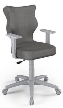 Vaikiška darbo kėdė Duo MT33 Size 5, 40 x 40 x 86 - 99 cm, pilka sp./tamsiai pilka sp.
