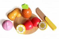 Rotaļu virtuves piederumi Iwood Kitchen Toys Fruit, daudzkrāsaina