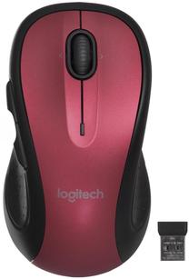 Bezvadu datora pele Logitech, sarkana krās.