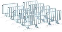 Набор аксессуаров для фигурки Siku Road Barriers 270184, 10 шт., серый цв.