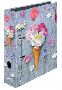 Segtuvas Herlitz Flower Ice Cream, 8 cm x 31.5 cm, A4 Įvairių spalvų