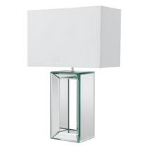 Stalinis šviestuvas Searchlight Mirror 1610, E27, 10W, balta sp./sidabro sp.