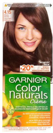 Kраска для волос Garnier Color Naturals Creme, frosty dark mahogany цв., 4.15, 100 мл