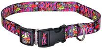 Ошейник для собак Chaba Dog Collar, черный цв./розовый цв., 660 мм x 25 мм