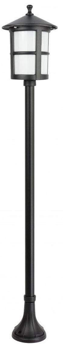 Brīvi stāvošs āra gaismeklis Su-Ma Cordoba II, 60W, E27, IP23, melna krās., 20 cm x 151 cm