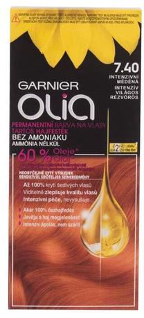 Matu krāsa Garnier Olia, intense copper krās., 7.40, 50 ml
