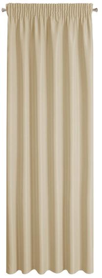 Naktinė užuolaida Rita, smėlio sp., 140 cm x 270 cm