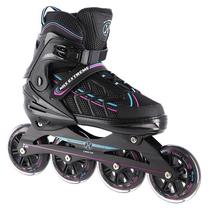 Роликовые коньки Nils Extreme NA1128, черный цв./фиолетовый цв., 43-45