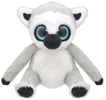 Pliušinis žaislas lemūras Wild Planet Lemur, balta sp./pilka sp., 16 cm