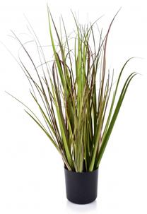 Dirbtinis augalas vazone, žolė Mondex Artificial Grass HTQB9092, žalia sp., 55 cm x 10 cm