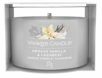 Žvakė, aromatinė Yankee Candle Mini Smoked Vanilla & Cashmere, 7 - 10 h, 37 g, pilka sp.