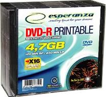 Ierakstāms kompaktdisks Esperanza, 4.7 GB, 10gab.