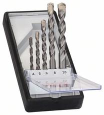 Комплект сверл Bosch, бетон/каменная кладка, прямой, 10 мм x 12 см