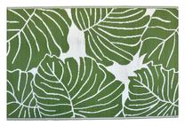 Kilimas lauko terasoms Monstera 000752, balta sp./žalia sp., 180 cm x 120 cm