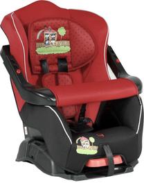 Automobilinė kėdutė Bertoni Lorelli Bumper Family, juoda sp./raudona sp., 9 - 18 kg