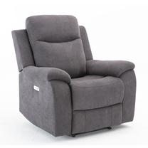 Krėslas Home4you Milo, pilka sp., 97 cm x 69 cm x 103 cm