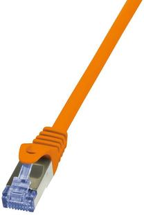 Провод Logilink CAT 6a S/FTP RJ-45 8P8C, RJ-45 8P8C, 5 м, oранжевый цв.