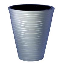 Gėlių vazonas Form Plastic Sahara 30, plastikinis, Ø 30 cm, šviesiai pilka sp.