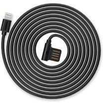 Laidas Remax, USB/Apple Lightning, juoda sp.