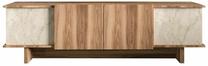 Телевизионный шкаф Kalune Design Diana, ореховый цв./travertine цв., 33 см x 180 см x 50 см