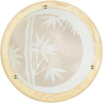 Prekė su pažeista pakuote. Šviestuvas lubų Candellux Bamboo 14-06653, E27, 2 x 60 W, balta sp., 40 x 40 cm