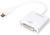 Adapteris Logilink UA0245A USB, DVI, 0.14 m, balta krās.