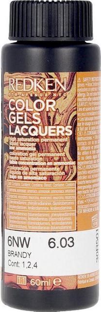 Kраска для волос Redken Color Gels Lacquers, 6nw цв., 6NW, 60 мл