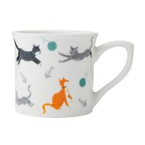 Puodelis Mikasa Fluted Cat, balta sp./įvairių spalvų, 0.25 l