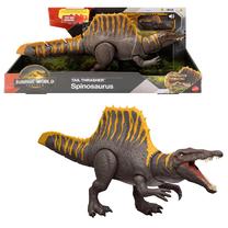 Žaislinė figūrėlė Mattel Jurassic World Tail Thrasher Spinosaurus JGB56, ruda sp./geltona sp.