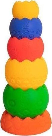Развивающая игра Hencz Toys Contrast Sensory Pyramid, 26 см, многоцветный, 6 шт.