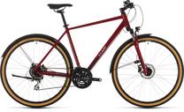 Dviratis turistinis Cube Nature Allroad 58, 28 ", 23" rėmas, raudona sp./pilka sp.