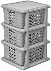 Korvide komplekt, koos riiuliga Branq Cotton, hall v., 24.1 x 29.6 x 51 cm