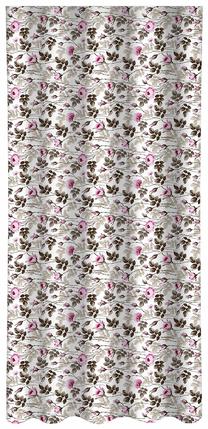 Nakts aizkari ZMD-220, balts krās./rozā krās./brūna krās., 160 cm x 260 cm