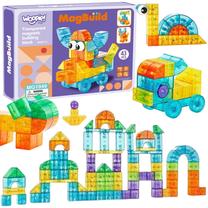 Magnetinis konstruktorius Woopie MagBuild, 43 vnt., įvairių spalvų
