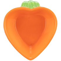 Dubenėlis gyvūnui Trixie Carrot, 0.18 l, 12 cm x 11 cm, oranžinė sp.