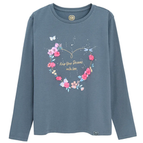Krekls ar garām piedurknēm, klasisks, meitenēm Cool Club With Love CCG2721709, zilimelns krās., 140 cm