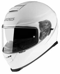 Motociklininko šalmas Axxis Eagle SV Solid A0, S (55-56 cm), balta sp.
