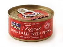 Skanėstas katėms Fish4Cats Finest, tunas/krevetės, 0.07 kg