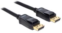 Провод Delock Displayport to Displayport Display port male, Display port male, 3 м, черный цв.