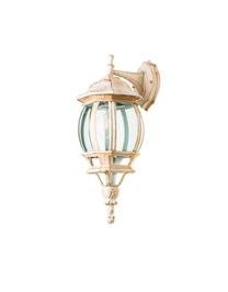 Sieninis lauko šviestuvas Kobi LO 4602, 60W, E27, IP44, aukso sp./balta sp., 17 cm x 43 cm