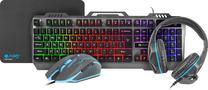 Laidinis klaviatūros ir pelės komplektas Fury ThunderJet, EN, juoda sp.