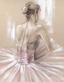 Pilt Home4you Woman In Pink, 80 cm x 100 cm