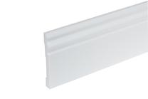 Grindjuostė Cezar LPC-08, 244 cm x 9.4 cm x 1.22 cm, balta dažoma sp.